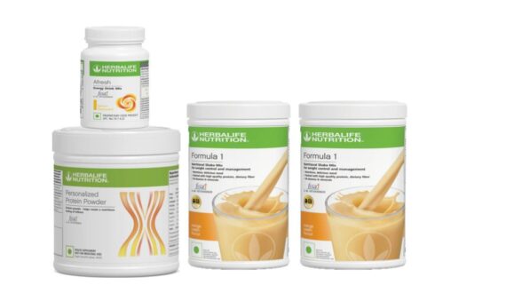 Herbalife Weight Loss Combo Pack (2 Orange Cream  flavour+1 Lemon afresh+1 pp200)