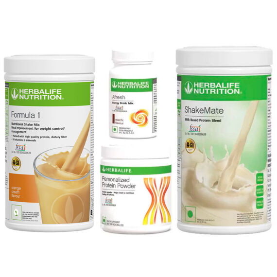 Herbalife Weight Loss Kit Orange Cream Flavour – Pack of 4 (1250g)