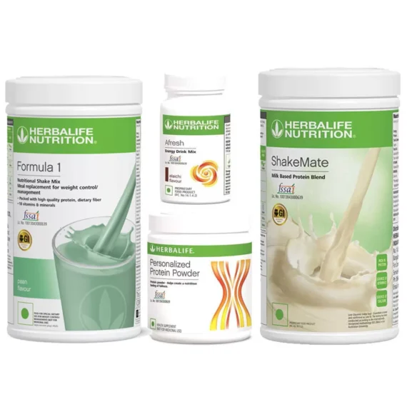 Herbalife Weight Loss Kit Paan Flavour – Pack of 4 (1250g)
