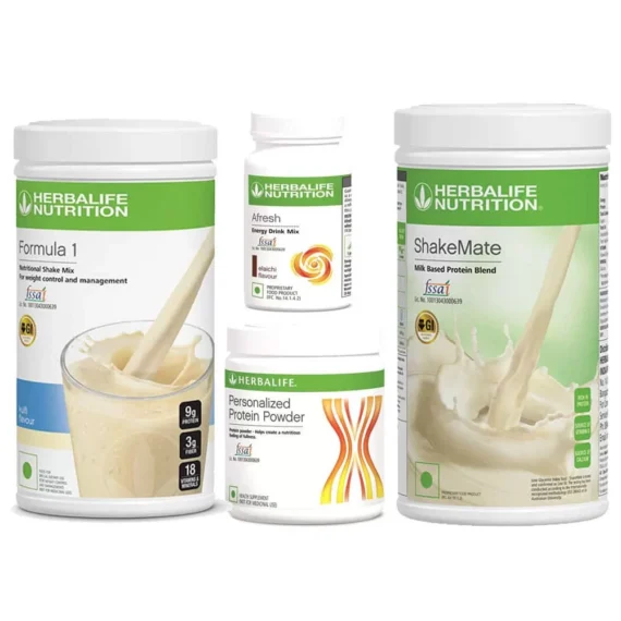 Herbalife Weight Loss Kit Kulfi Flavour – Pack of 4 (1250g)